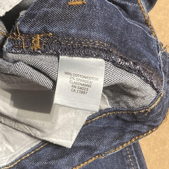 Banana Republic Premium Blue Denim Jeans Flare Leg Bootcut Women's Size 6R EUC - Picture 6 of 6